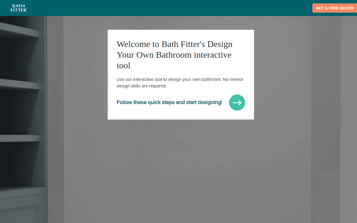 Screenshot of Design Bath Fitter